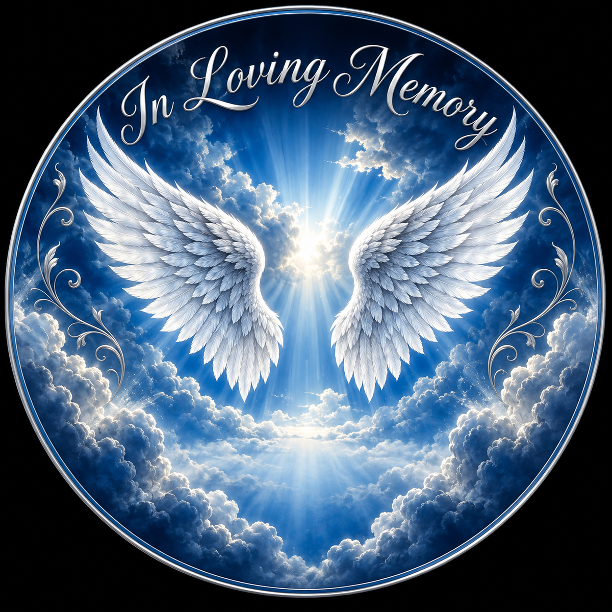 Original memorial artwork Design 037 for a 2.25-inch pin button