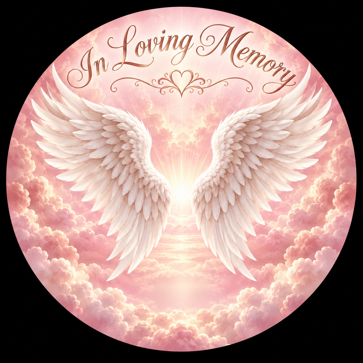 Original memorial artwork Design 039 for a 2.25-inch pin button