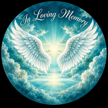 Original memorial artwork Design 043 for a 2.25-inch pin button