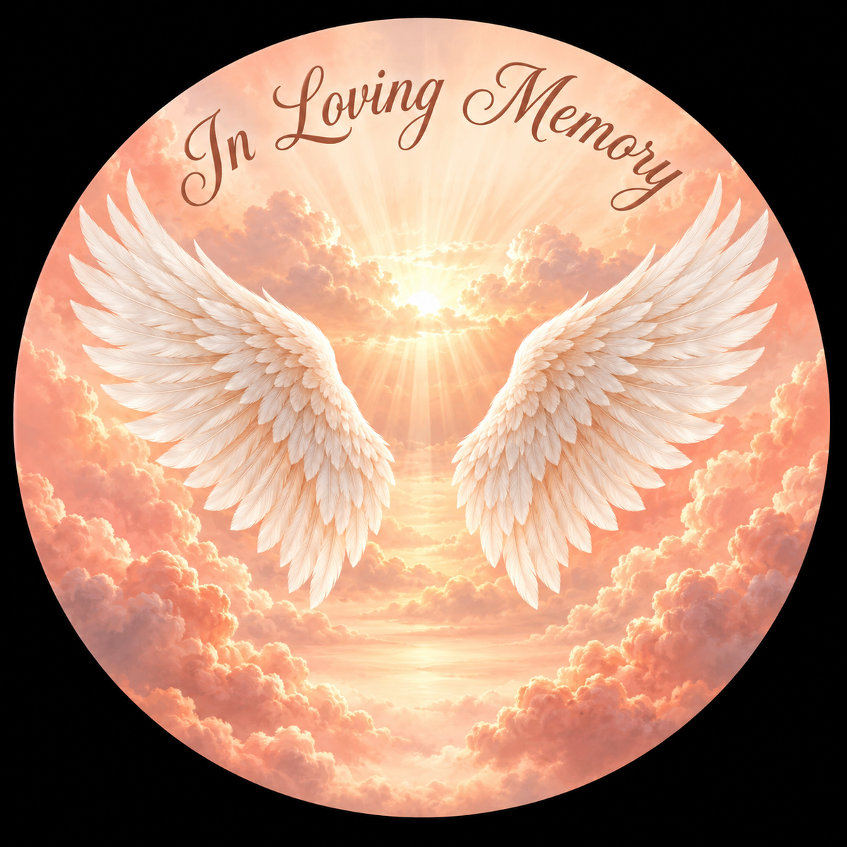 Original memorial artwork Design 044 for a 2.25-inch pin button