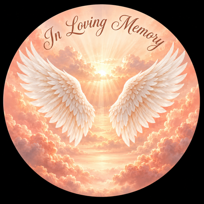 Original memorial artwork Design 044 for a 2.25-inch pin button