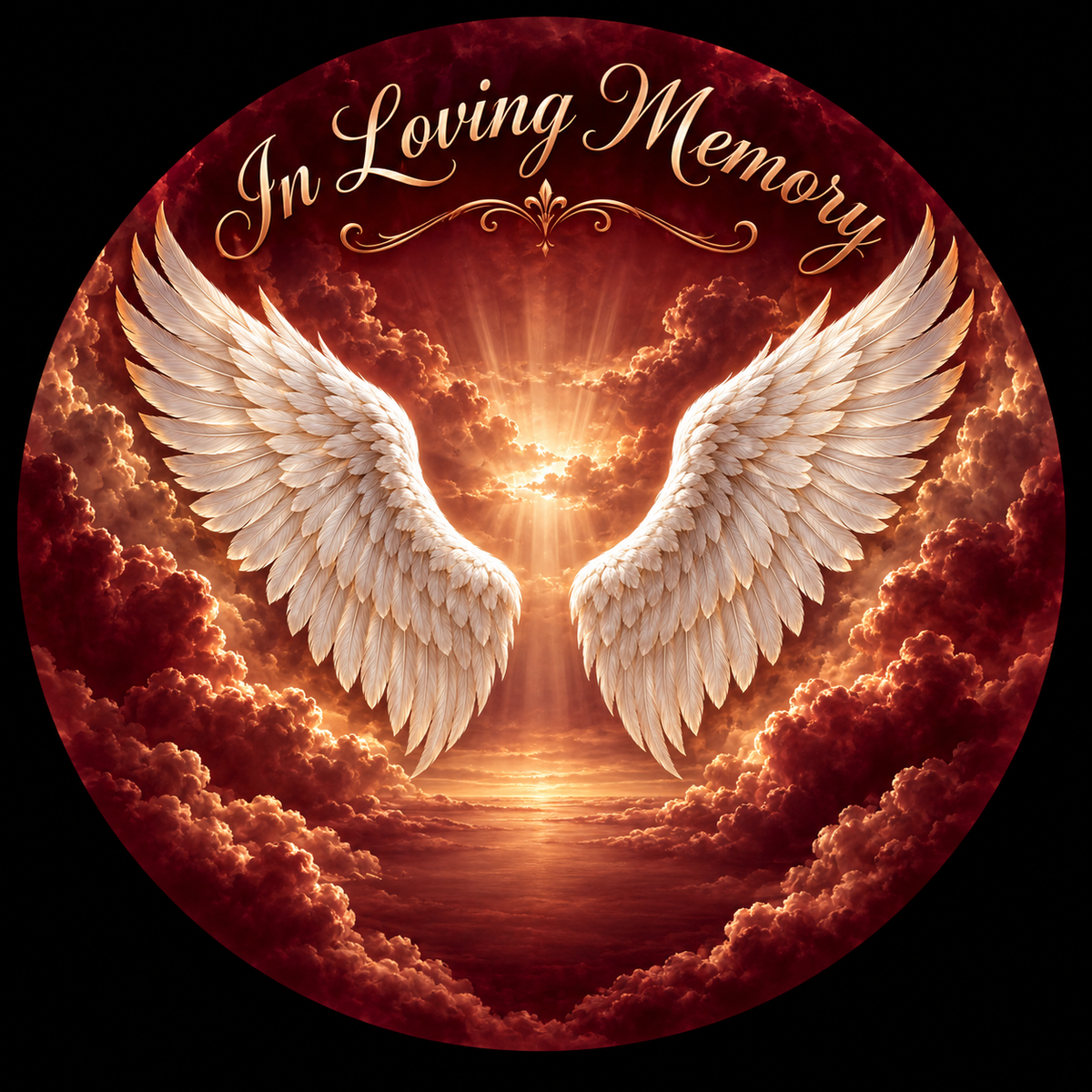Original memorial artwork Design 047 for a 2.25-inch pin button