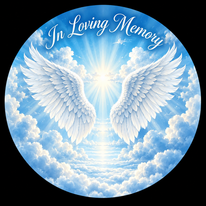 Original memorial artwork Design 048 for a 2.25-inch pin button