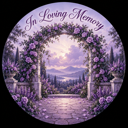 Original memorial artwork Design 052 for a 2.25-inch pin button