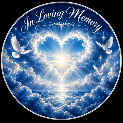 Original memorial artwork Design 061 for a 2.25-inch pin button