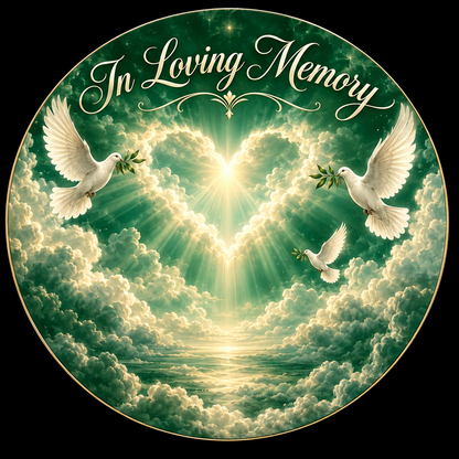 Original memorial artwork Design 062 for a 2.25-inch pin button