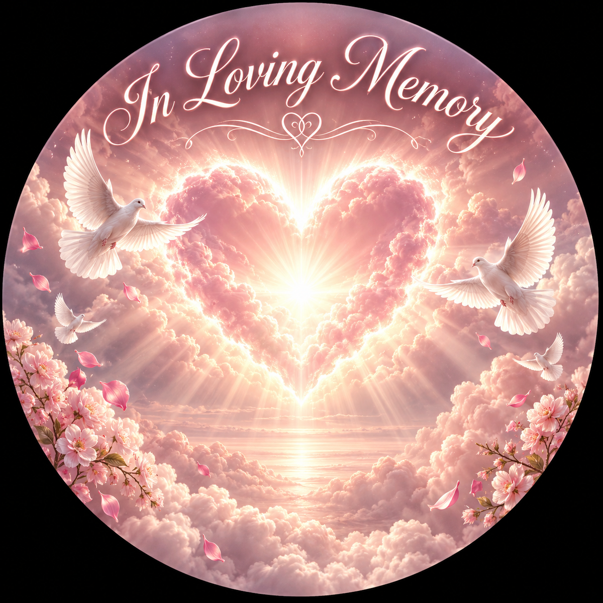Original memorial artwork Design 063 for a 2.25-inch pin button
