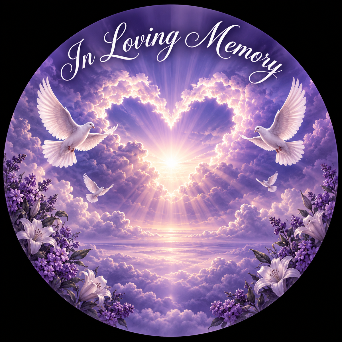 Original memorial artwork Design 064 for a 2.25-inch pin button