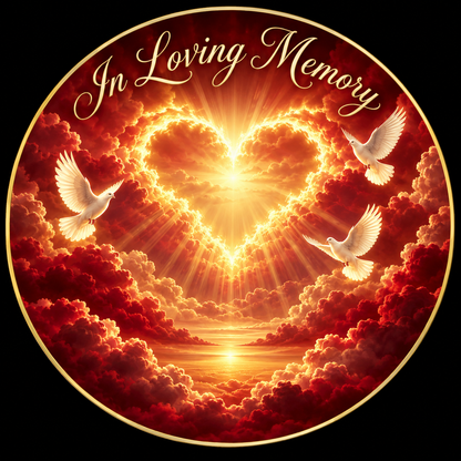Original memorial artwork Design 066 for a 2.25-inch pin button