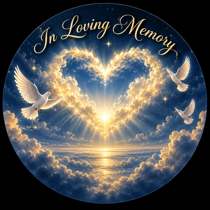 Original memorial artwork Design 069 for a 2.25-inch pin button