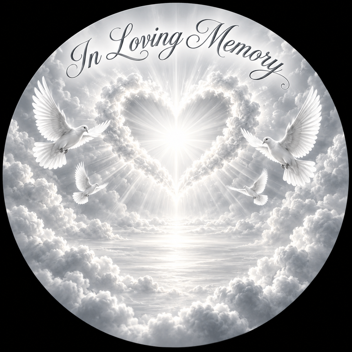 Original memorial artwork Design 070 for a 2.25-inch pin button