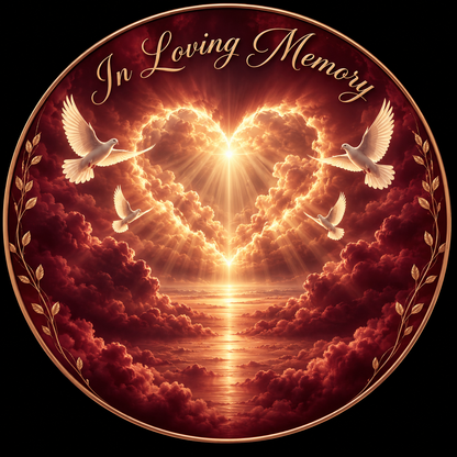 Original memorial artwork Design 071 for a 2.25-inch pin button