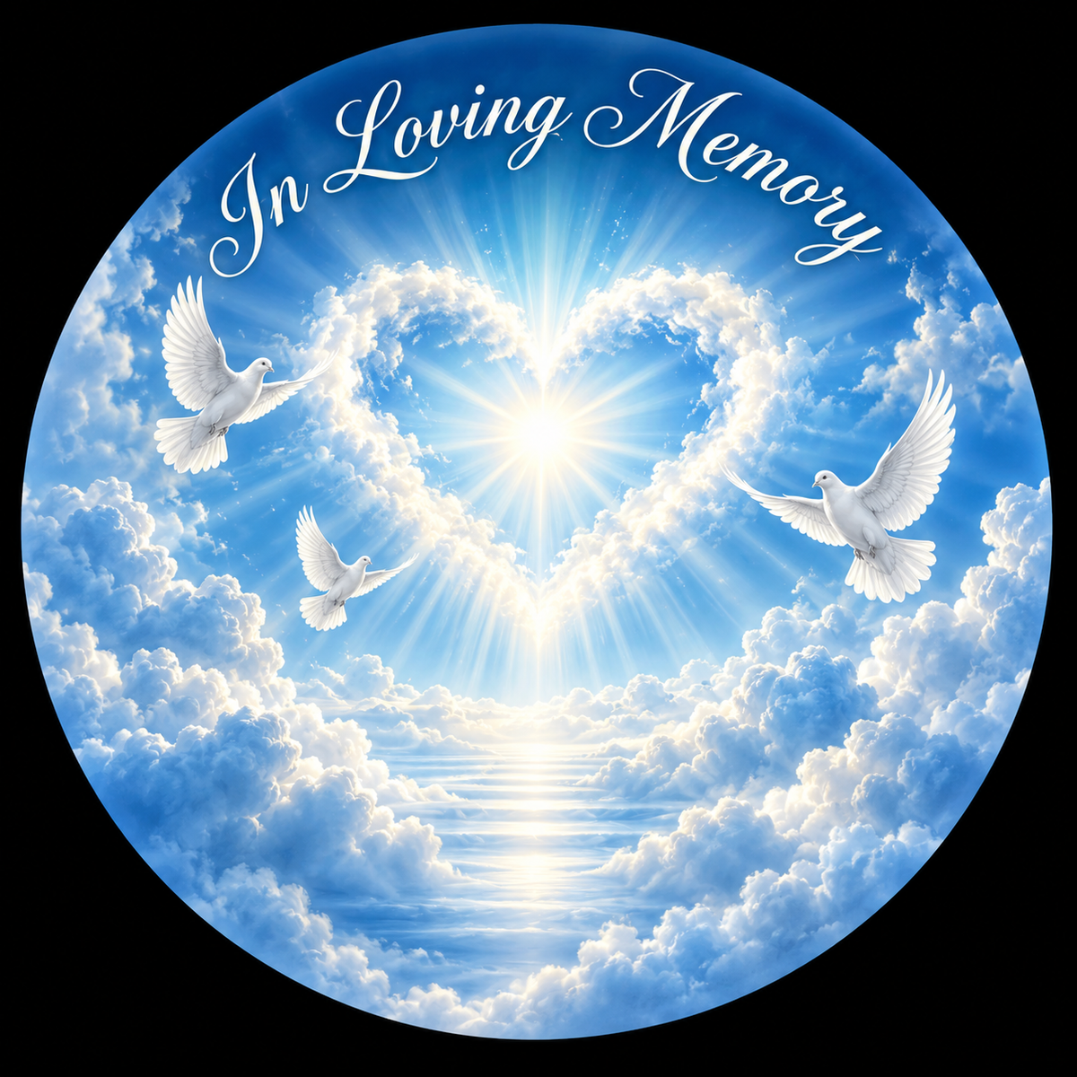 Original memorial artwork Design 072 for a 2.25-inch pin button