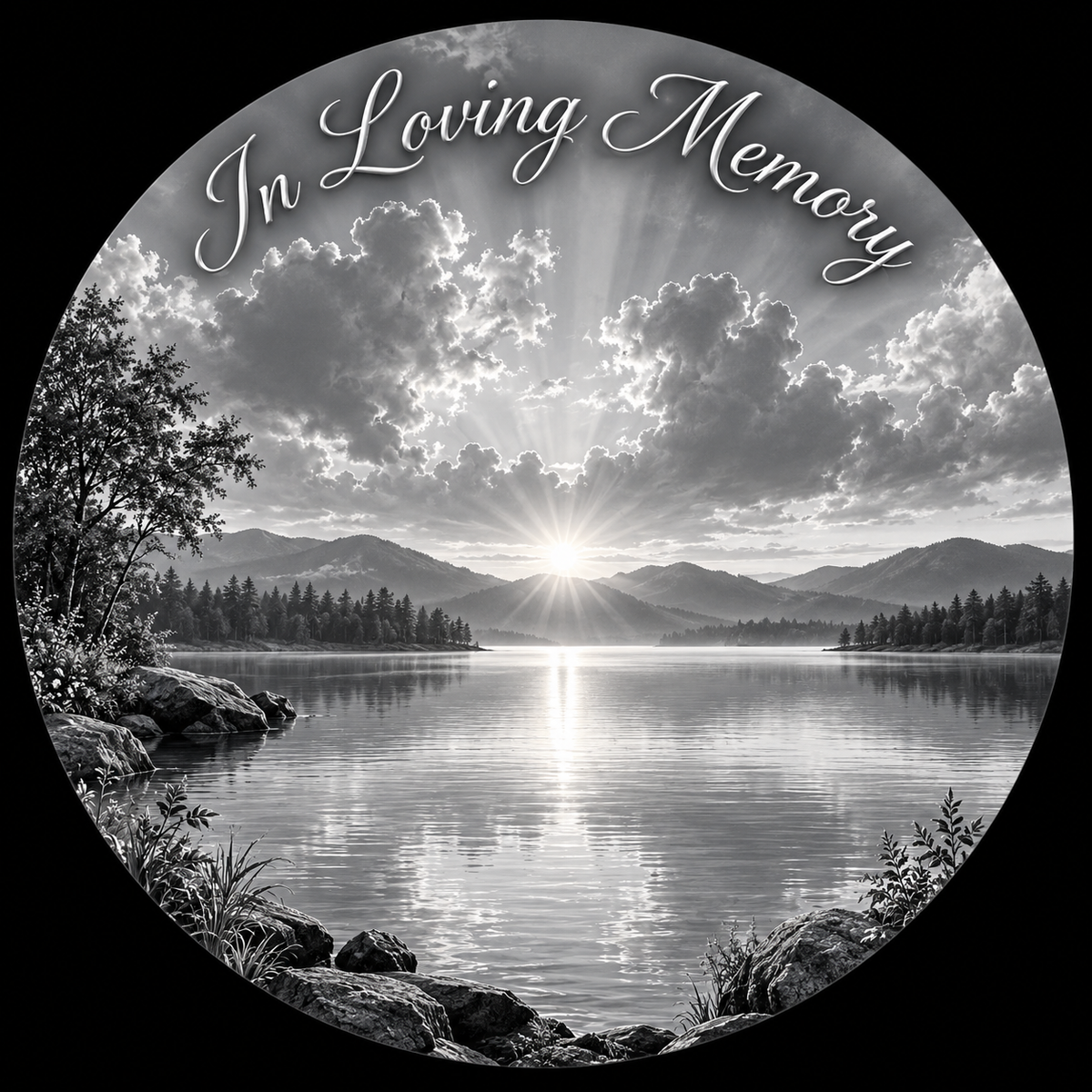Original memorial artwork Design 082 for a 2.25-inch pin button