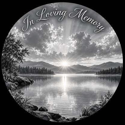 Original memorial artwork Design 082 for a 2.25-inch pin button