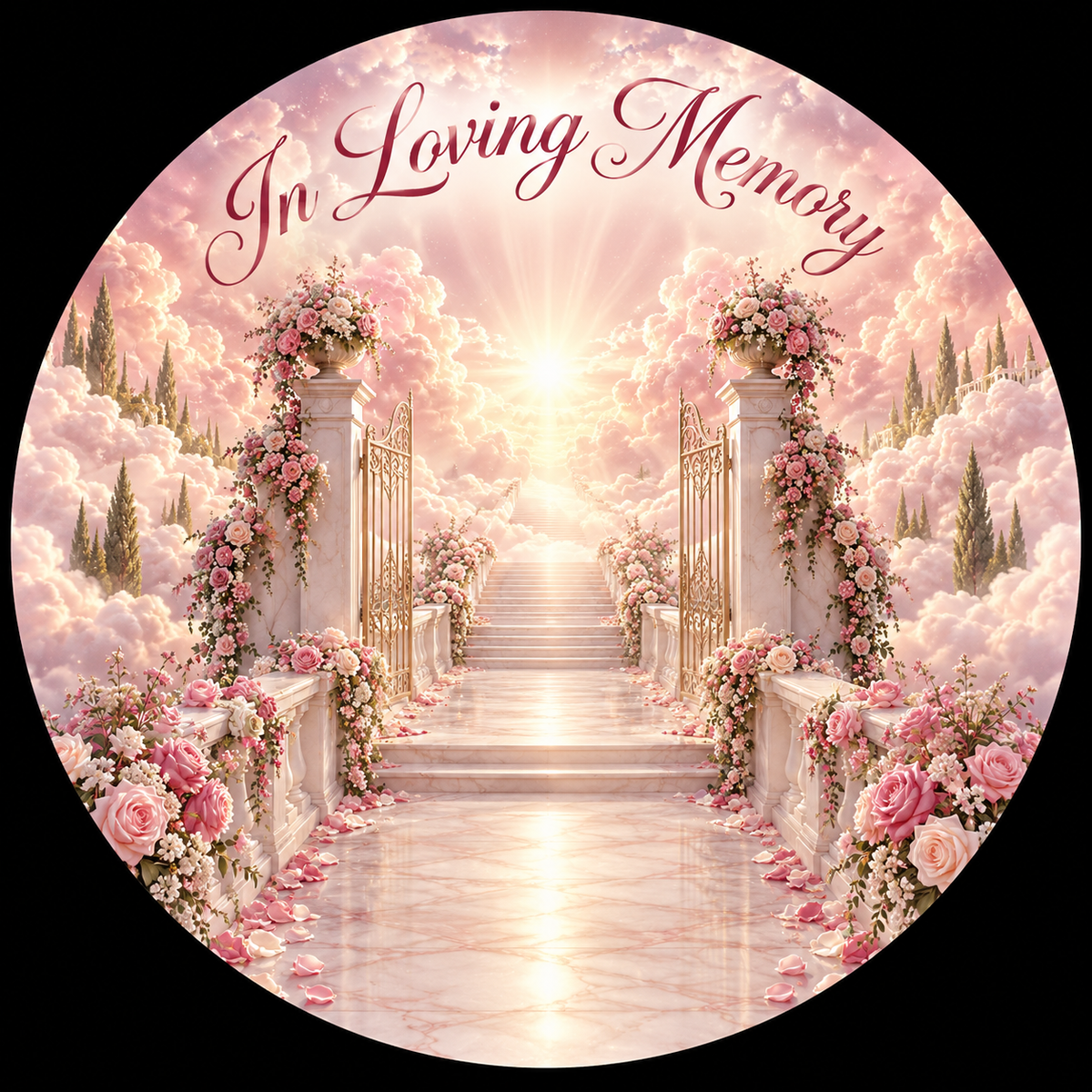 Original memorial artwork Design 087 for a 2.25-inch pin button