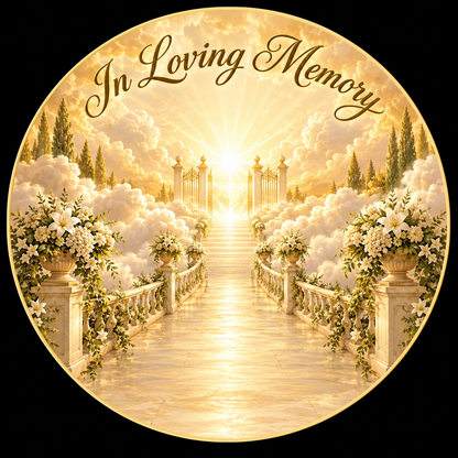 Original memorial artwork Design 089 for a 2.25-inch pin button
