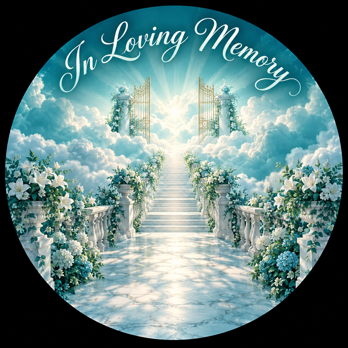 Original memorial artwork Design 091 for a 2.25-inch pin button