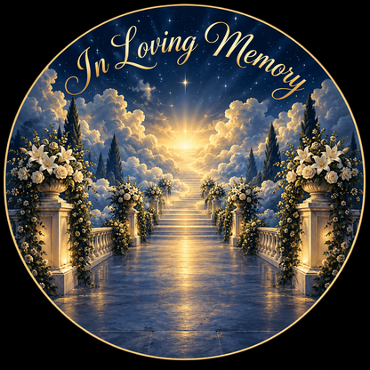 Original memorial artwork Design 093 for a 2.25-inch pin button