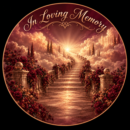 Original memorial artwork Design 095 for a 2.25-inch pin button