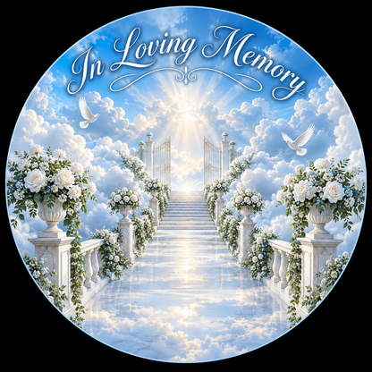 Original memorial artwork Design 096 for a 2.25-inch pin button