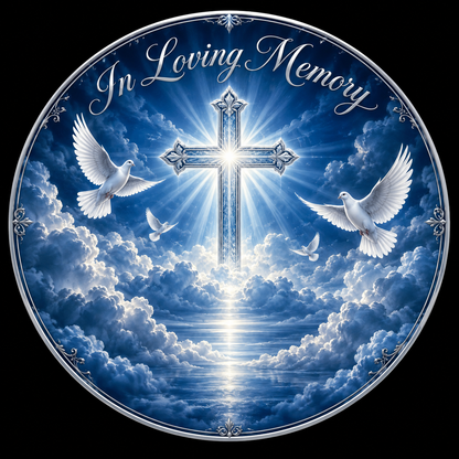 Original memorial artwork Design 097 for a 2.25-inch pin button