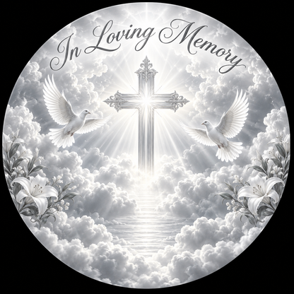 Original memorial artwork Design 106 for a 2.25-inch pin button