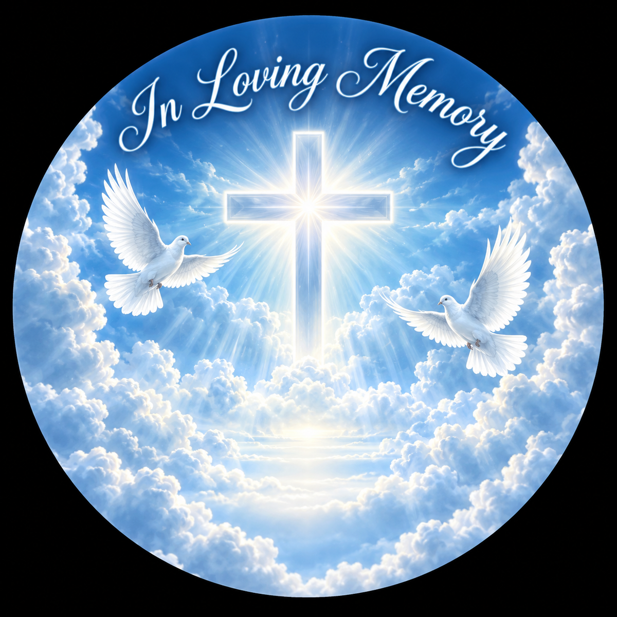 Original memorial artwork Design 108 for a 2.25-inch pin button