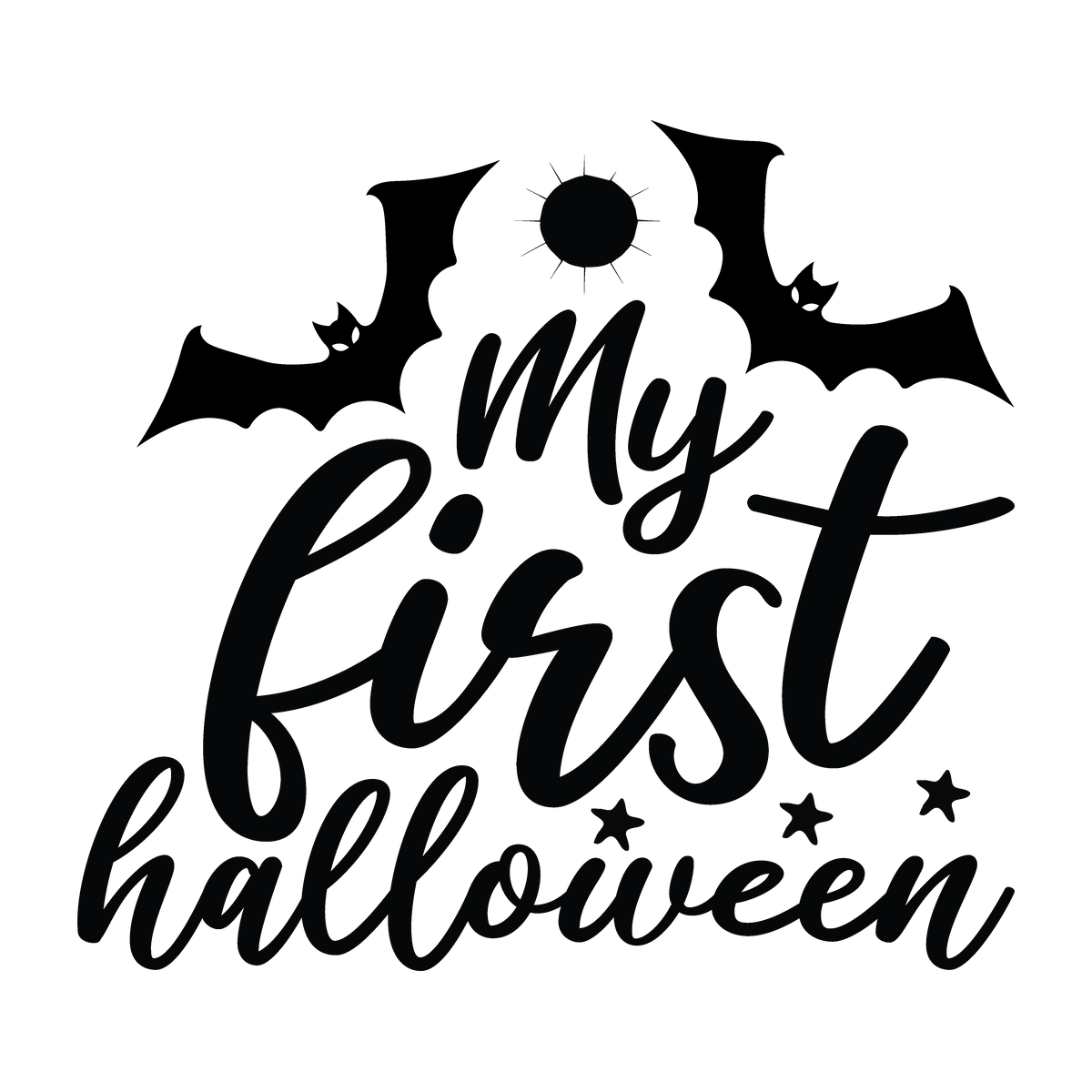 My First Halloween Halloween DTF transfer