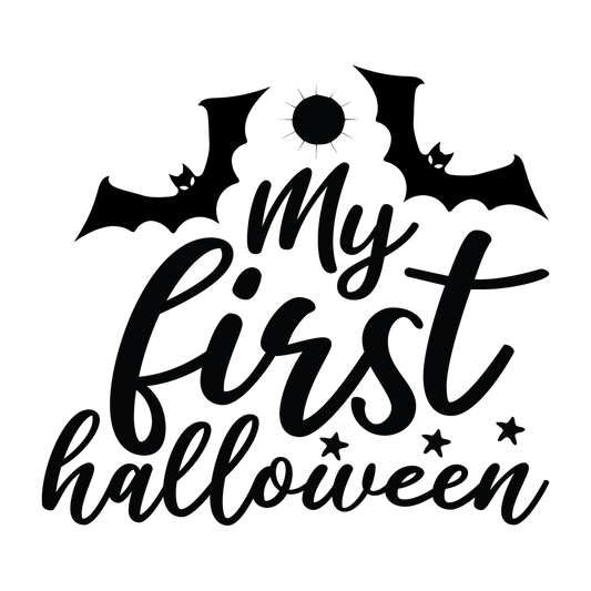 My First Halloween Halloween DTF transfer