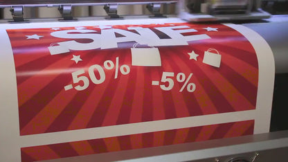 PRINTING Outdoor custom vinyl banner showcasing a business promotion, made with durable materials and reinforced edges from Phoenix Print Shop