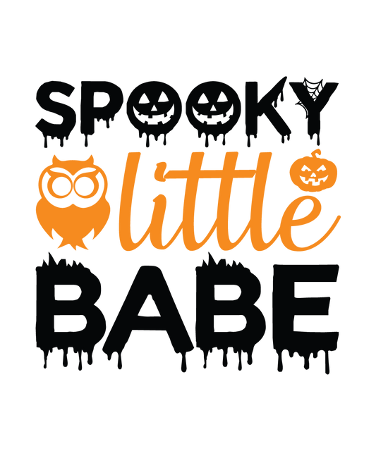 Spooky Little Babe Halloween DTF transfer